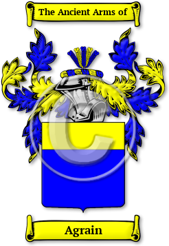 Agrain Family Crest Download (JPG) Legacy Series - 600 DPI