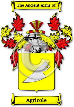 Agricole Family Crest Download (jpg) Legacy Series - 150 DPI