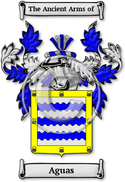 Aguas Family Crest Download (jpg) Legacy Series - 150 DPI