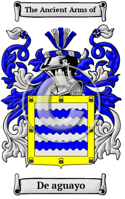 De aguayo Family Crest/Coat of Arms