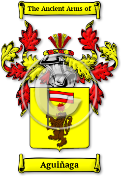 Aguiñaga Family Crest Download (JPG) Legacy Series - 600 DPI