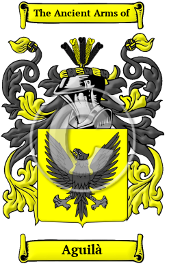 Aguilà Family Crest Download (JPG) Heritage Series - 300 DPI