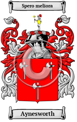 Aynesworth Family Crest Download (jpg) Heritage Series - 150 DPI