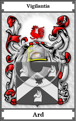 Ard Family Crest Download (JPG)  Book Plated - 150 DPI