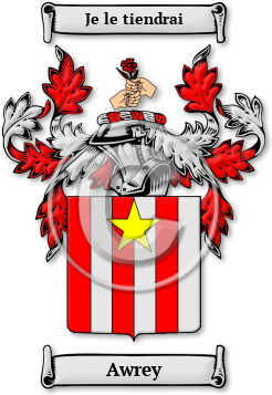 Awrey Family Crest Download (jpg) Legacy Series - 150 DPI