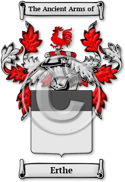 Erthe Family Crest Download (JPG) Legacy Series - 600 DPI