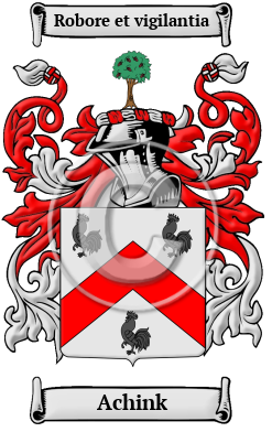 Achink Family Crest/Coat of Arms