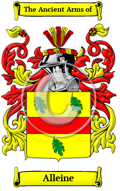 Alleine Family Crest/Coat of Arms