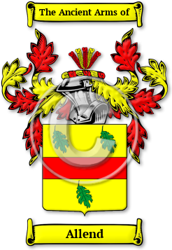 Allend Family Crest Download (JPG) Legacy Series - 600 DPI