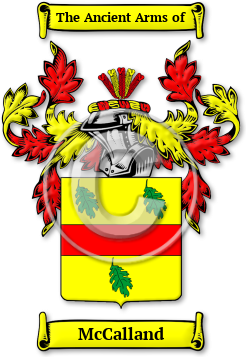 McCalland Family Crest Download (jpg) Legacy Series - 150 DPI