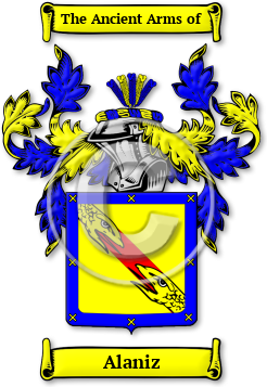 Alaniz Family Crest Download (JPG) Legacy Series - 600 DPI