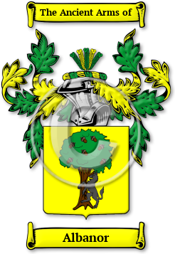 Albanor Family Crest Download (jpg) Legacy Series - 150 DPI