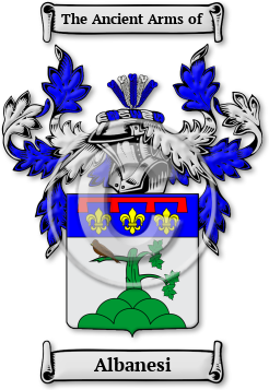 Albanesi Family Crest Download (jpg) Legacy Series - 150 DPI