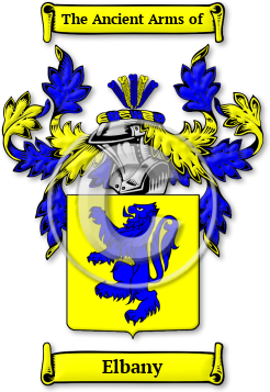 Elbany Family Crest Download (jpg) Legacy Series - 150 DPI