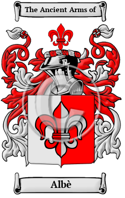Albè Family Crest Download (JPG) Heritage Series - 300 DPI