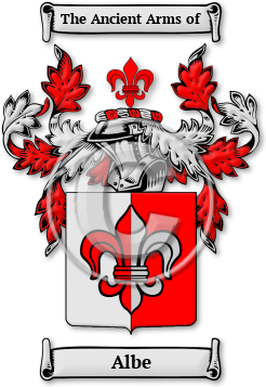 Albe Family Crest Download (jpg) Legacy Series - 150 DPI