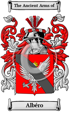 Albéro Family Crest Download (JPG) Heritage Series - 300 DPI