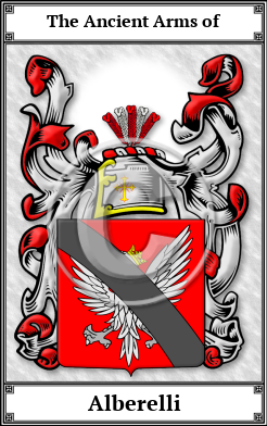 Alberelli Family Crest Download (JPG)  Book Plated - 150 DPI