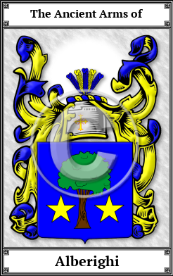 Alberighi Family Crest Download (JPG)  Book Plated - 150 DPI