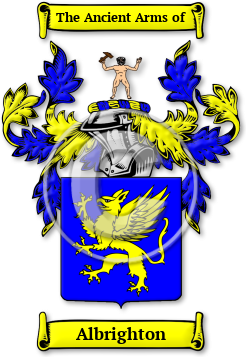 Albrighton Family Crest Download (jpg) Legacy Series - 150 DPI