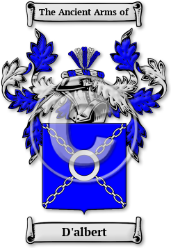 D'albert Family Crest Download (jpg) Legacy Series - 150 DPI