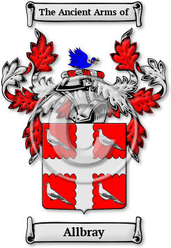 Allbray Family Crest Download (jpg) Legacy Series - 150 DPI
