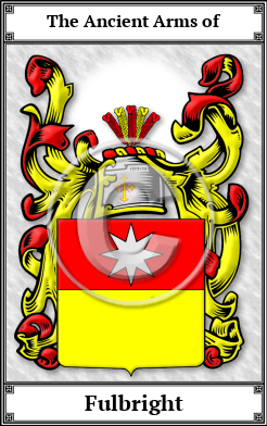 Fulbright Family Crest Download (JPG)  Book Plated - 150 DPI