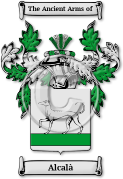 Alcalà Family Crest Download (JPG) Legacy Series - 600 DPI
