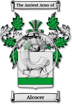 Alcocer Family Crest Download (JPG) Legacy Series - 600 DPI