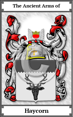 Haycorn Family Crest Download (JPG) Book Plated - 600 DPI