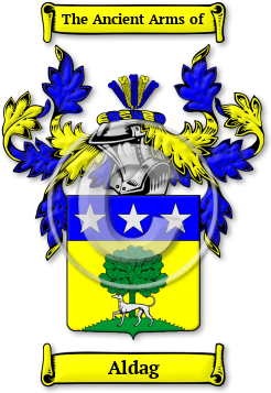 Aldag Family Crest Download (jpg) Legacy Series - 150 DPI