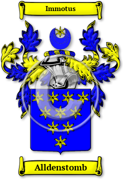Alldenstomb Family Crest Download (jpg) Legacy Series - 150 DPI