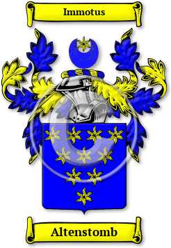 Altenstomb Family Crest Download (JPG) Legacy Series - 600 DPI