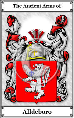 Alldeboro Family Crest Download (JPG)  Book Plated - 150 DPI