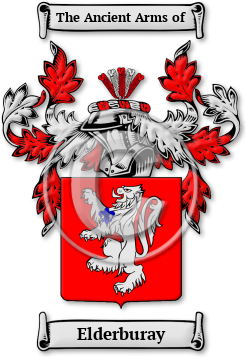 Elderburay Family Crest Download (jpg) Legacy Series - 150 DPI