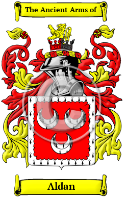 Aldan Family Crest/Coat of Arms