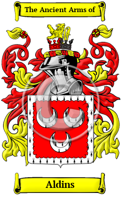 Aldins Family Crest/Coat of Arms