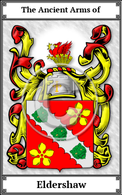 Eldershaw Family Crest Download (JPG)  Book Plated - 150 DPI