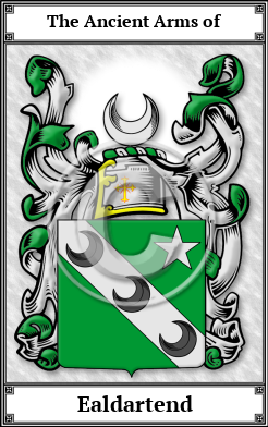 Ealdartend Family Crest Download (JPG)  Book Plated - 150 DPI