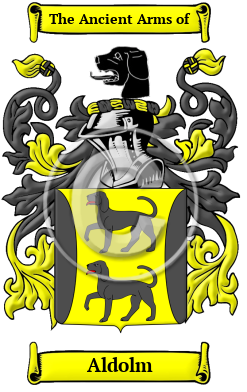 Aldolm Family Crest/Coat of Arms