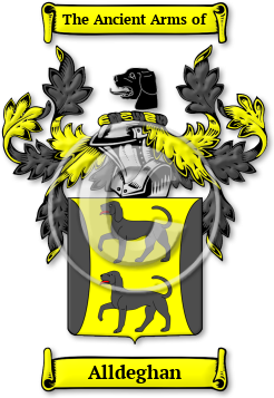 Alldeghan Family Crest Download (jpg) Legacy Series - 150 DPI