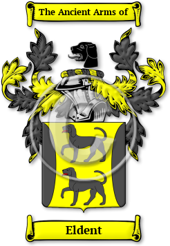 Eldent Family Crest Download (jpg) Legacy Series - 150 DPI