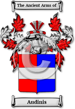 Audinis Family Crest Download (jpg) Legacy Series - 150 DPI