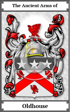Oldhouse Family Crest Download (JPG)  Book Plated - 150 DPI