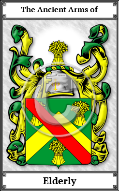 Elderly Family Crest Download (JPG)  Book Plated - 150 DPI