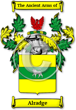 Alradge Family Crest Download (jpg) Legacy Series - 150 DPI