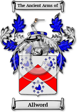 Allword Family Crest Download (jpg) Legacy Series - 150 DPI