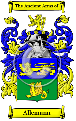 Allemann Family Crest Download (JPG) Heritage Series - 600 DPI