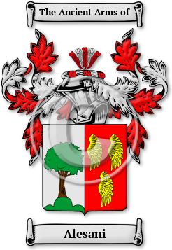 Alesani Family Crest Download (jpg) Legacy Series - 150 DPI