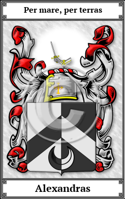 Alexandras Family Crest Download (JPG) Book Plated - 600 DPI